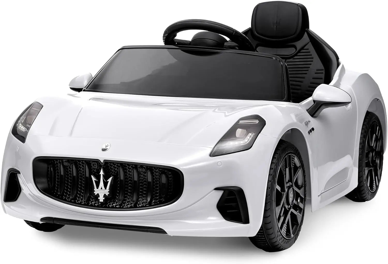 HiMISS GarveeLife Maserati Kids Ride-On Car | 12V Electric Vehicle with Remote Control & Seatbelt | Ages 3–6