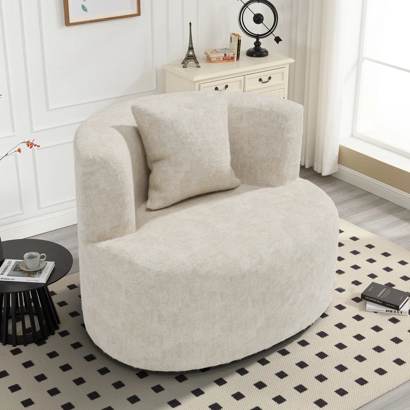 Kieperi Oversized Swivel Accent Chair