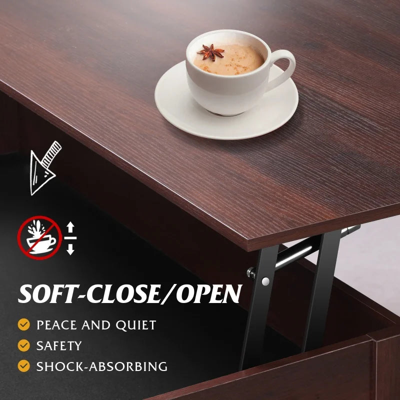 GALAXHERO Lift-Top Coffee Table with Storage