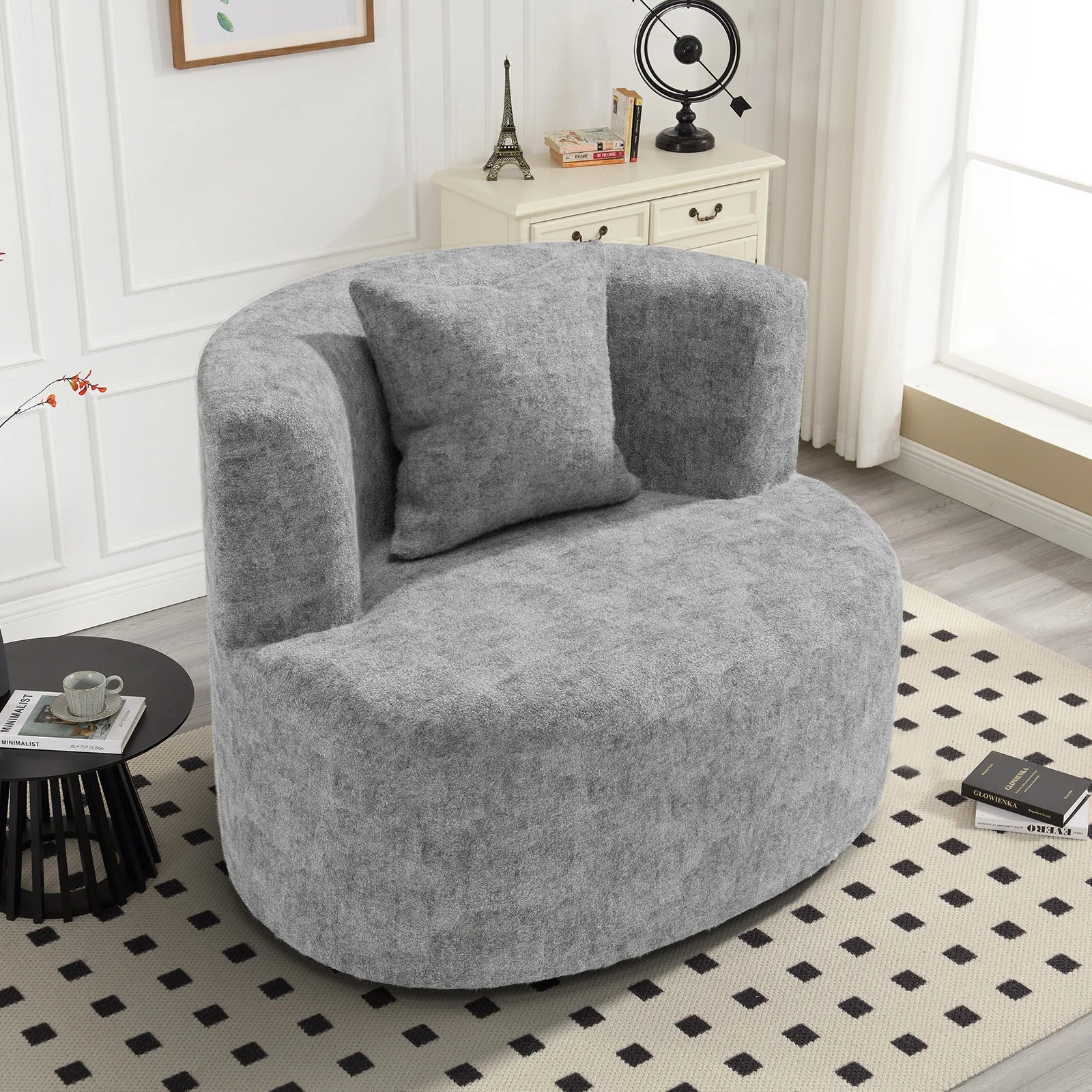 Kieperi Oversized Swivel Accent Chair