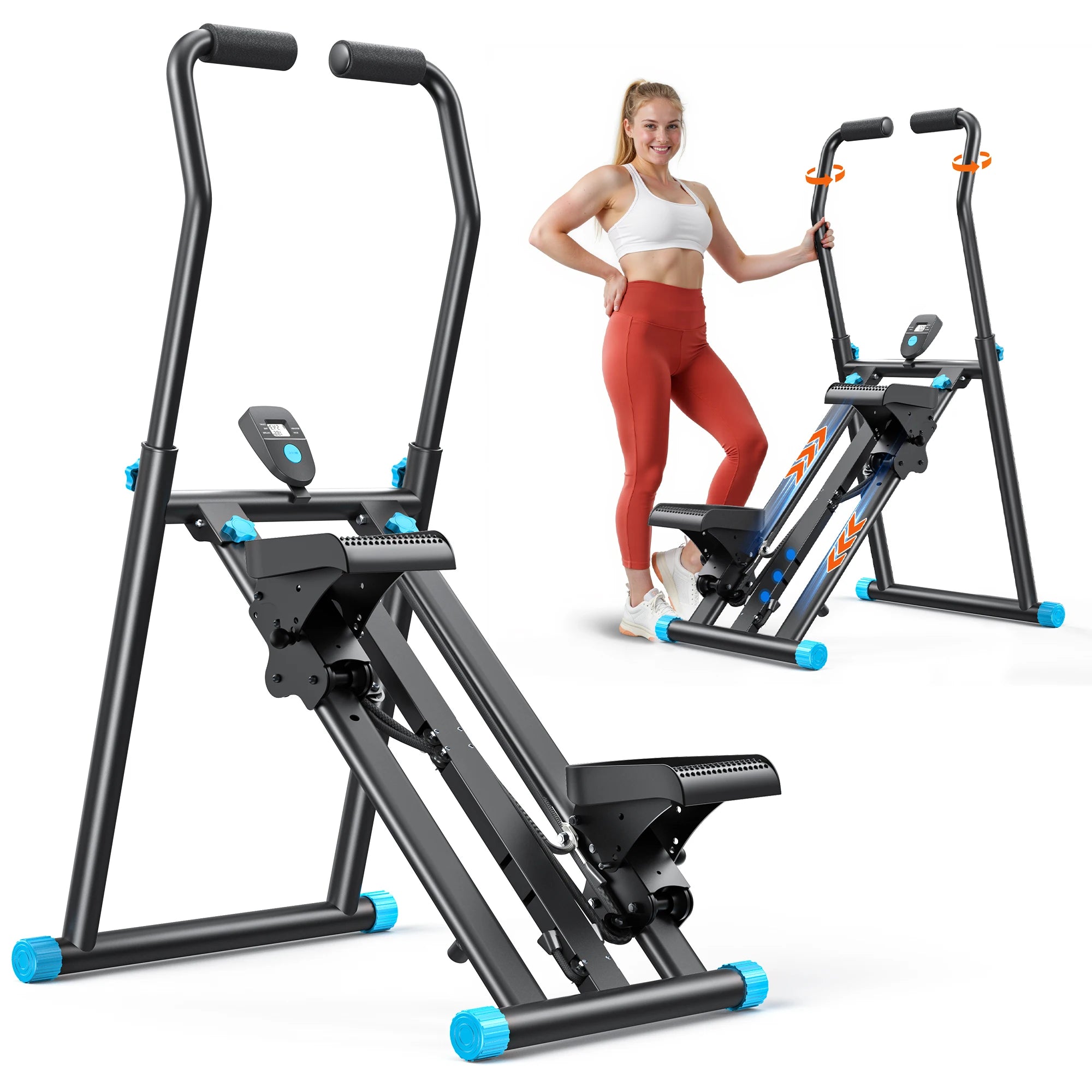 MERACH Vertical Stair Stepper – Home Gym Compact Stair Climber