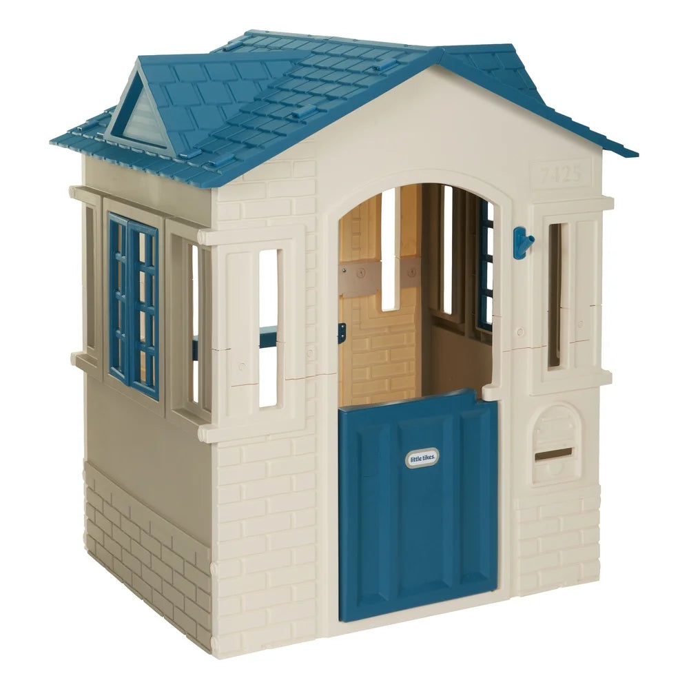 Cape Cottage Playhouse – Blue | Indoor & Outdoor Kids Playhouse