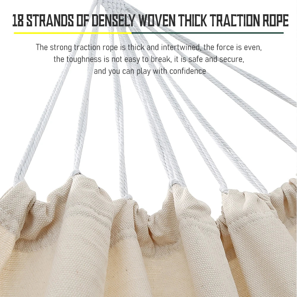 Modern Two-Person Cotton-Polyester Hammock – Cozy & Durable
