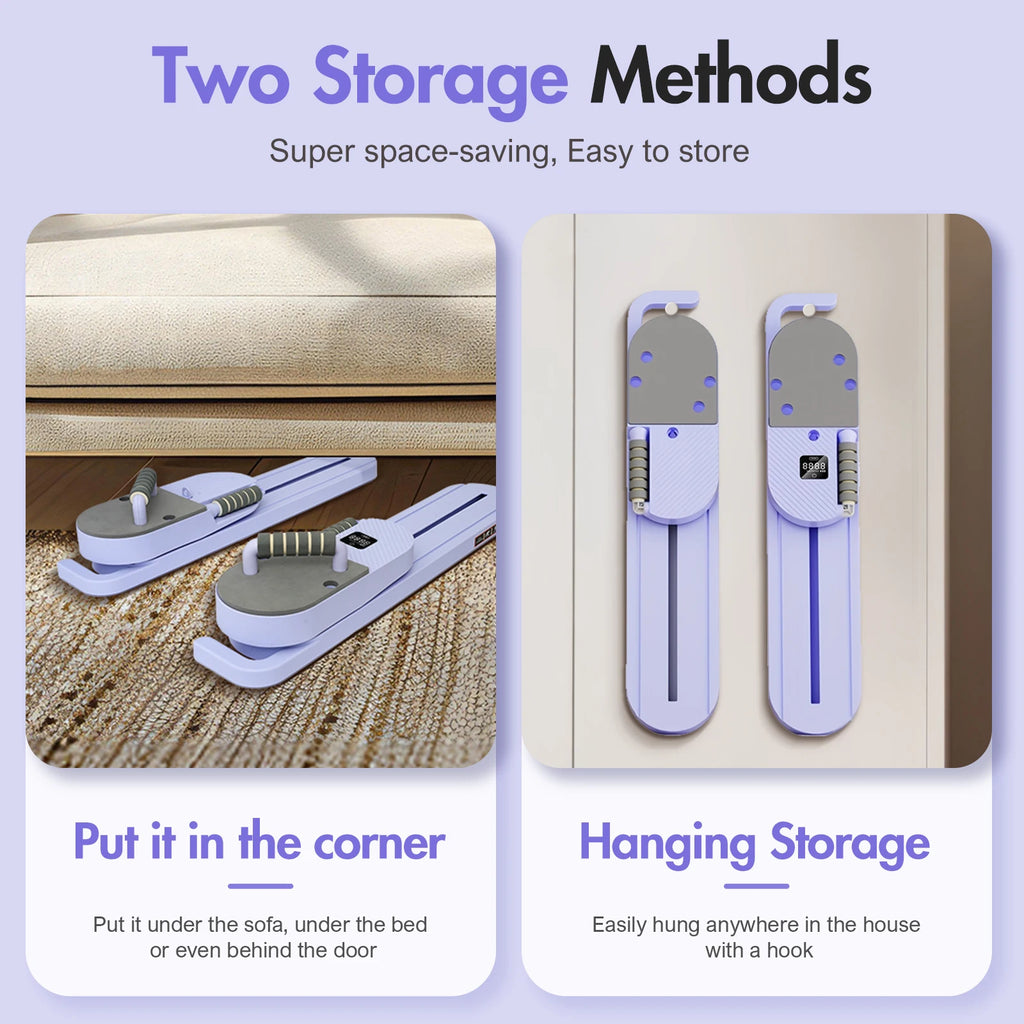 Portable Split Ab Board with Resistance Bands – Smart Pilates & Core Trainer