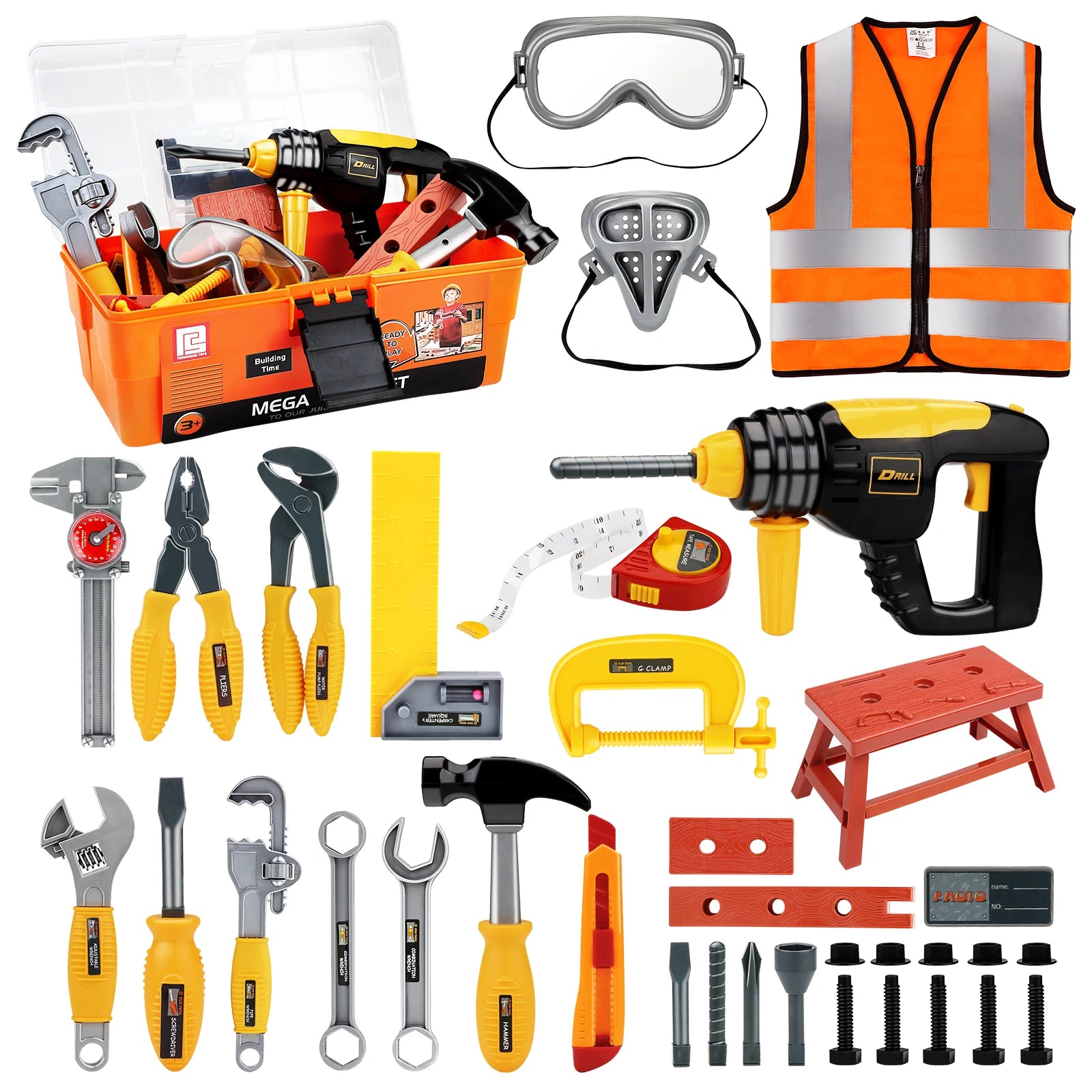 Plastic Toy Set for Kids – Unisex Educational Play (Ages 3–6)