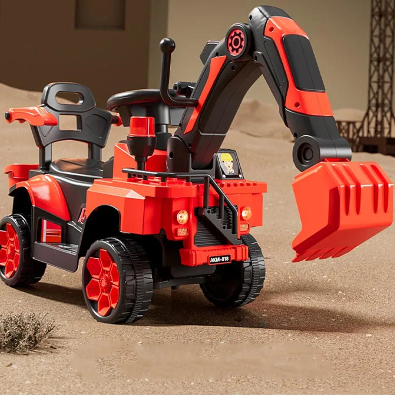 Children’s Extra Large Excavator Ride-On Toy | Bulldozer & Engineering Vehicle for Kids