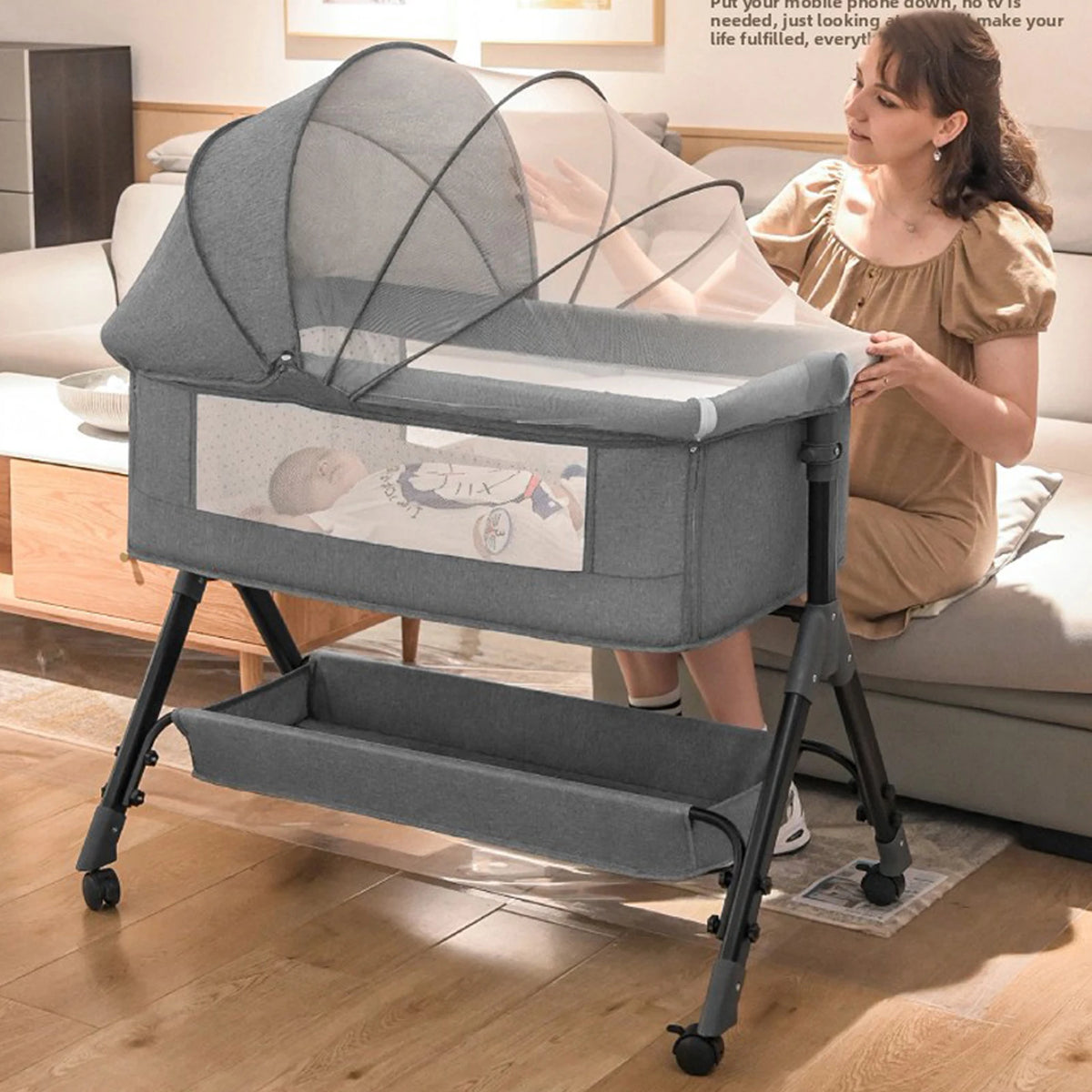 Multifunctional Baby & Toddler Crib