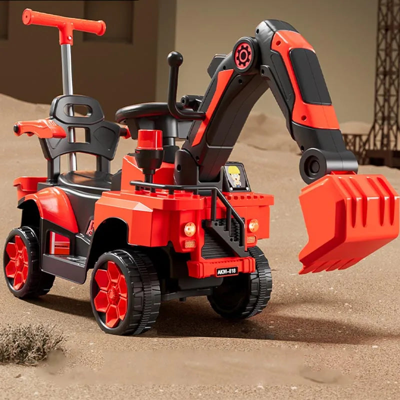 Children’s Extra Large Excavator Ride-On Toy | Bulldozer & Engineering Vehicle for Kids