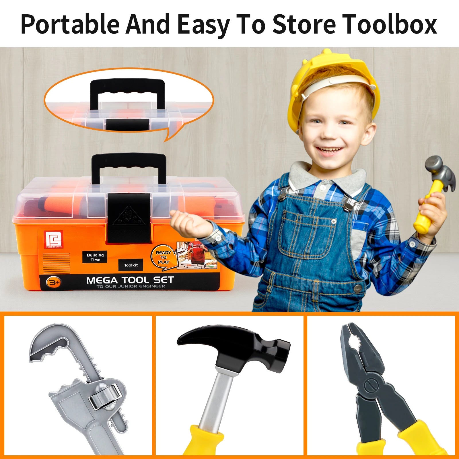 Plastic Toy Set for Kids – Unisex Educational Play (Ages 3–6)