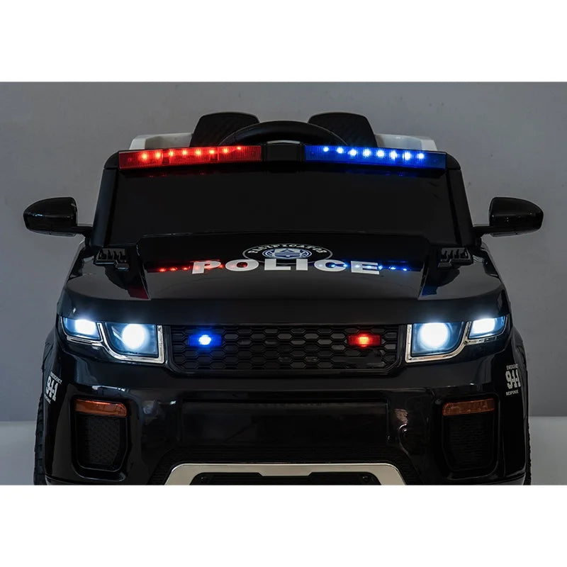 12V Kids Police Ride-On Car | Electric SUV with Parent Remote, Siren, Flashing Lights & Music | Ages 3–6