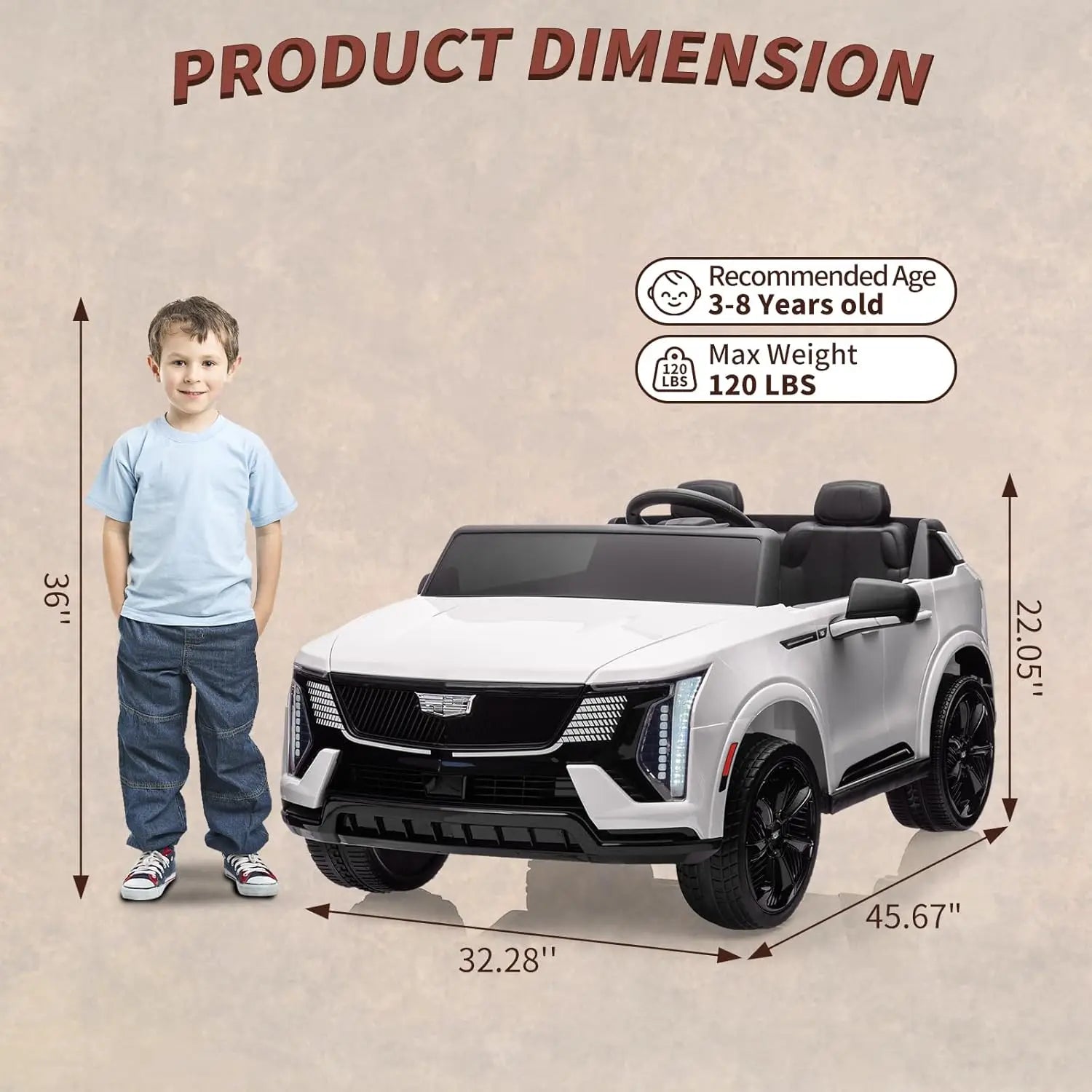 4V Licensed Kids Ride-On Car | 2-Seater Electric Vehicle with Remote Control, Music, LED Lights & 4-Wheel Shock Absorbers | Ages 3–8