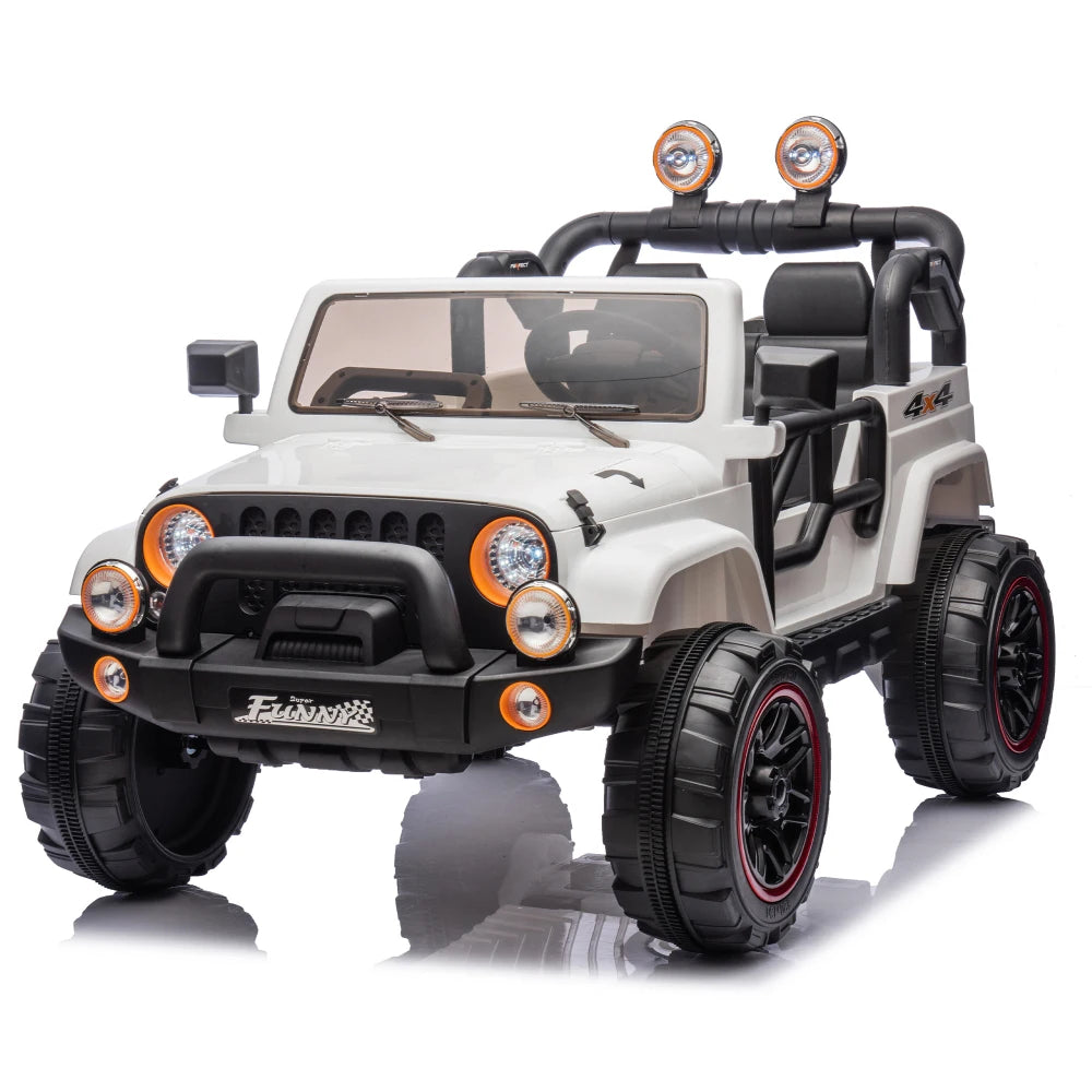 Lwo Electric Ride-On Car for Kids | 3-8 Years | Remote Control, Music & Lights