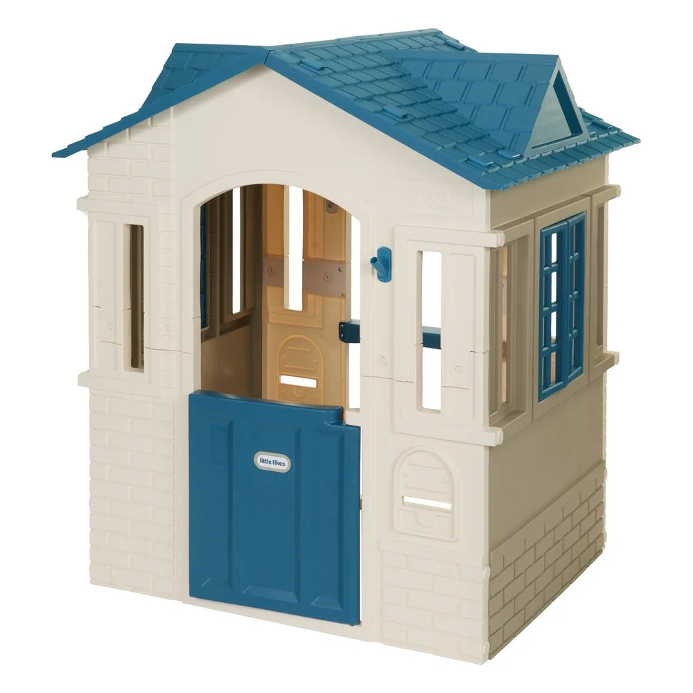 Cape Cottage Playhouse – Blue | Indoor & Outdoor Kids Playhouse