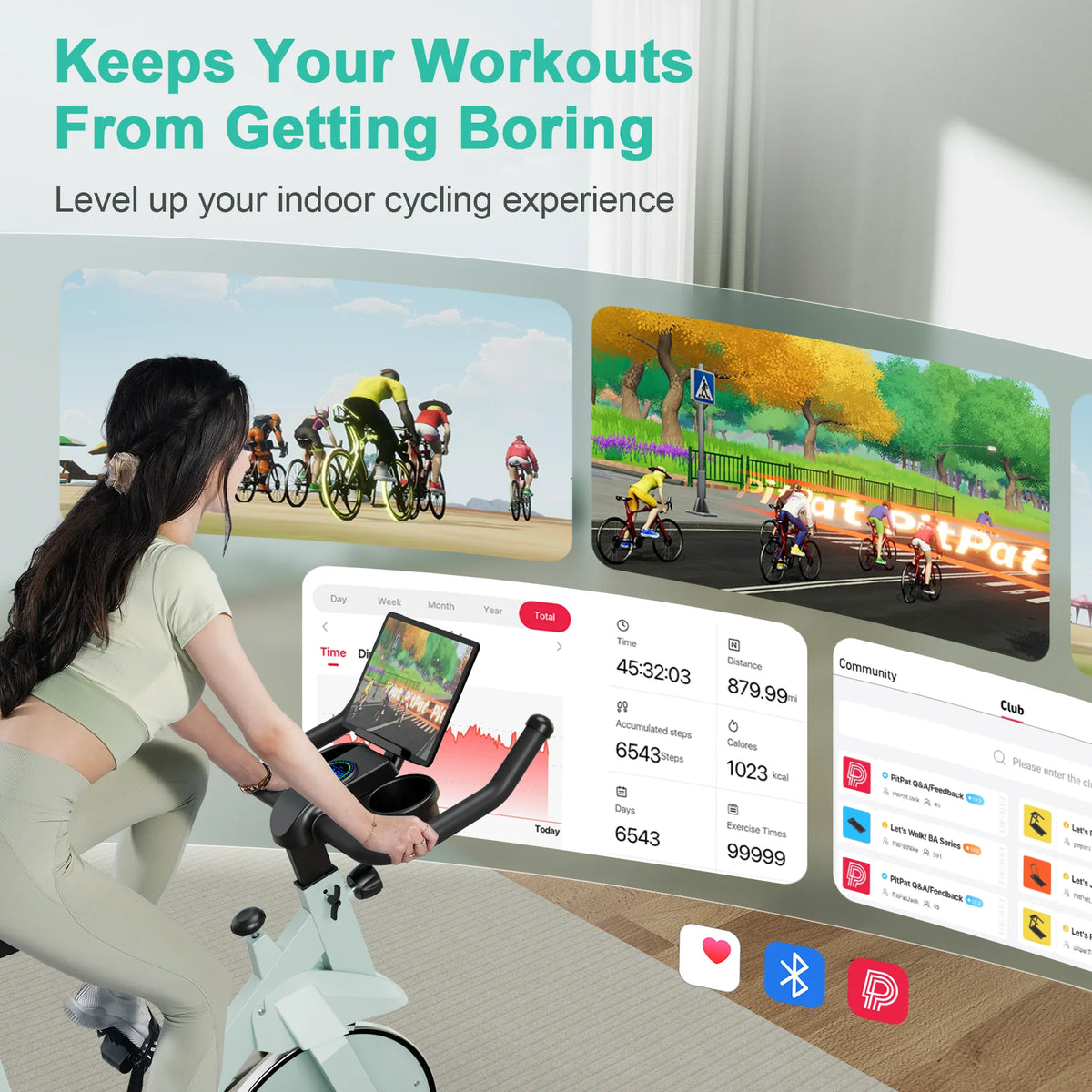 Superun Magnetic Spin Bike – Indoor Exercise Bike for Home Workouts