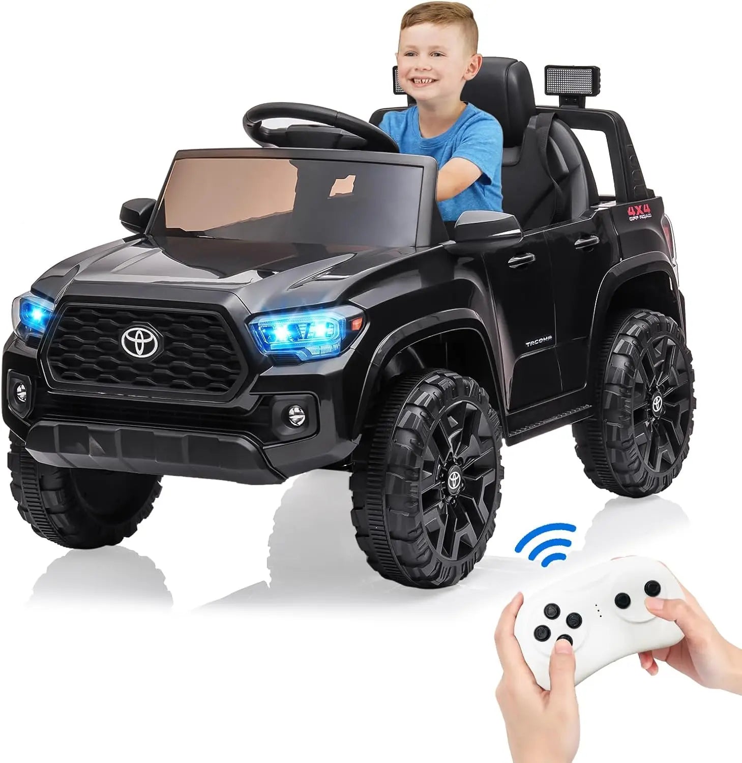 12V Kids Ride-On Truck | Electric Battery-Powered Car with Parental Remote, LED Lights & Sounds | Ages 3–6