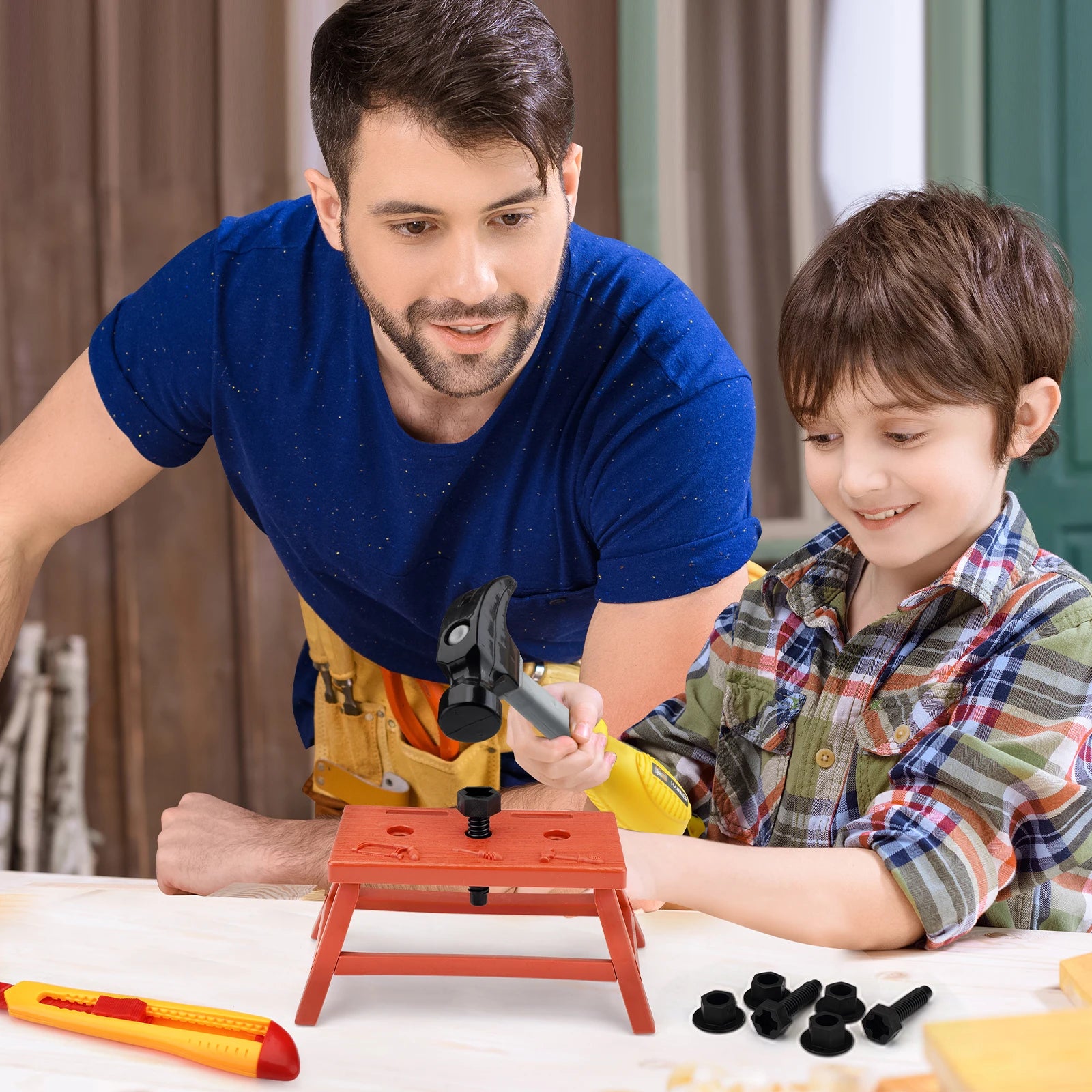 Plastic Toy Set for Kids – Unisex Educational Play (Ages 3–6)