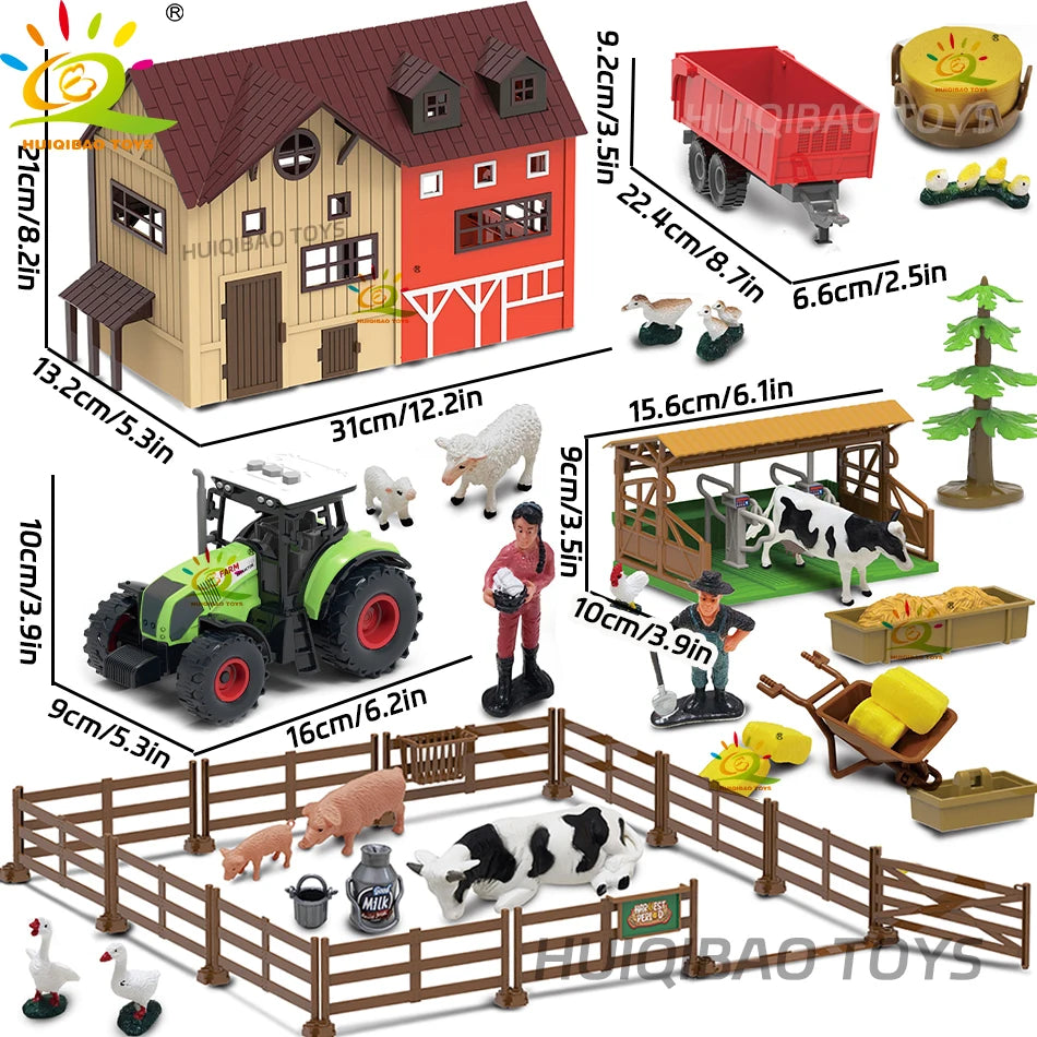 HUIQIBAO ABS Building Model Toy – Unisex Educational Set