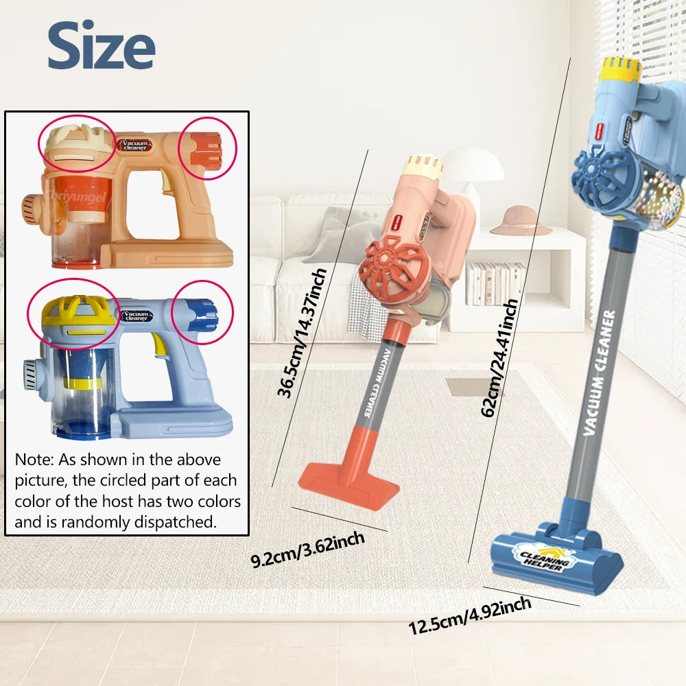 Kids Pretend Play Vacuum Cleaner Set – Interactive Cleaning Toy for Toddlers