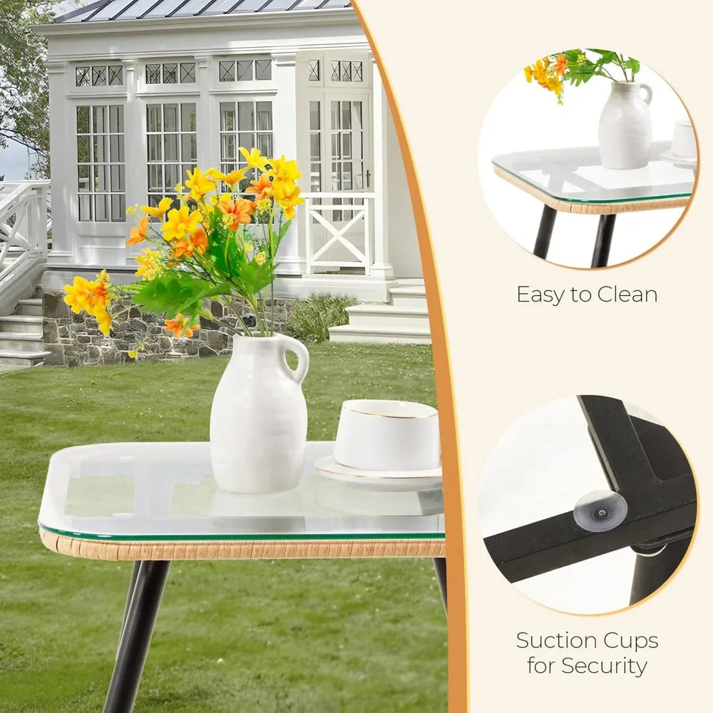 NGDUO 5-Piece Patio Bistro Set – Cozy & Versatile Outdoor Seating