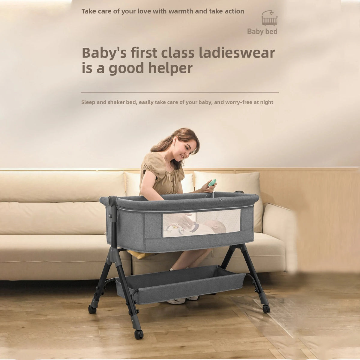 Multifunctional Baby & Toddler Crib
