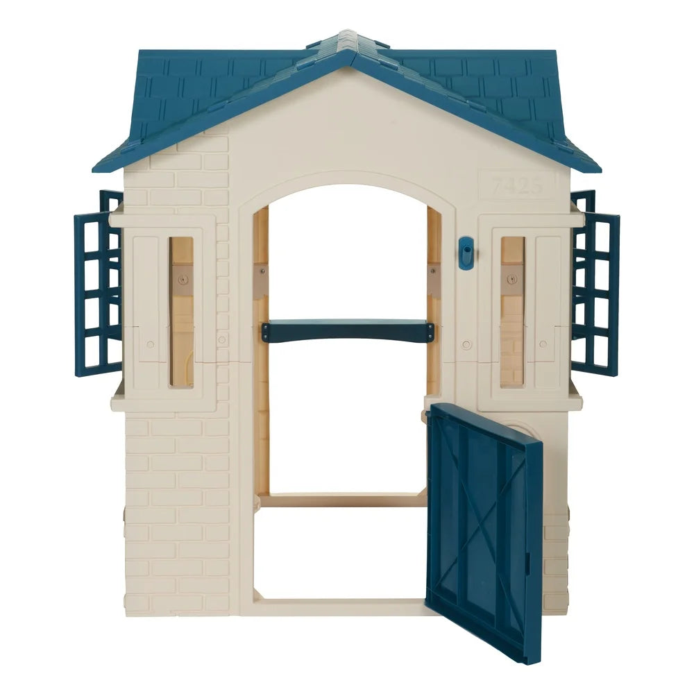 Cape Cottage Playhouse – Blue | Indoor & Outdoor Kids Playhouse