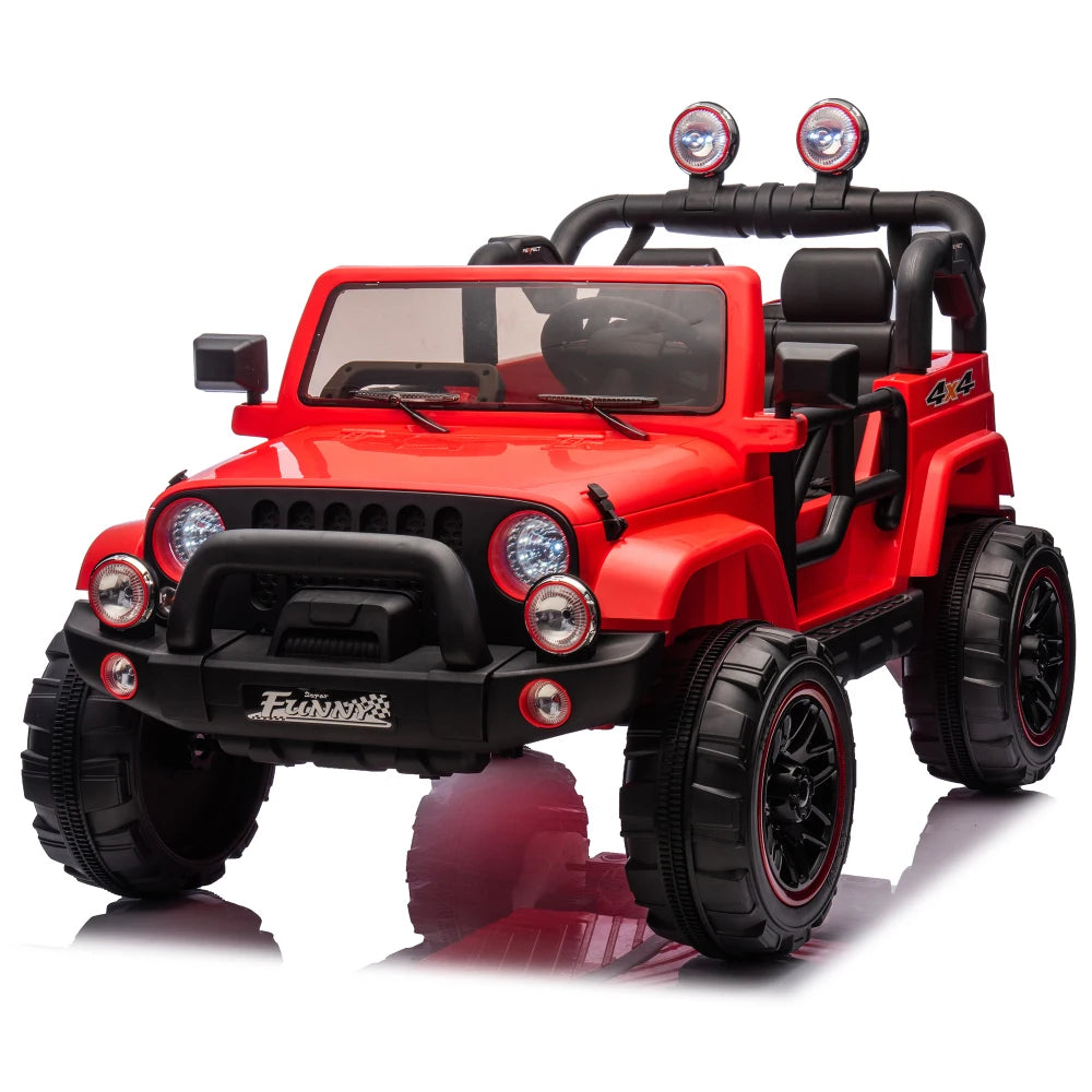 Lwo Electric Ride-On Car for Kids | 3-8 Years | Remote Control, Music & Lights