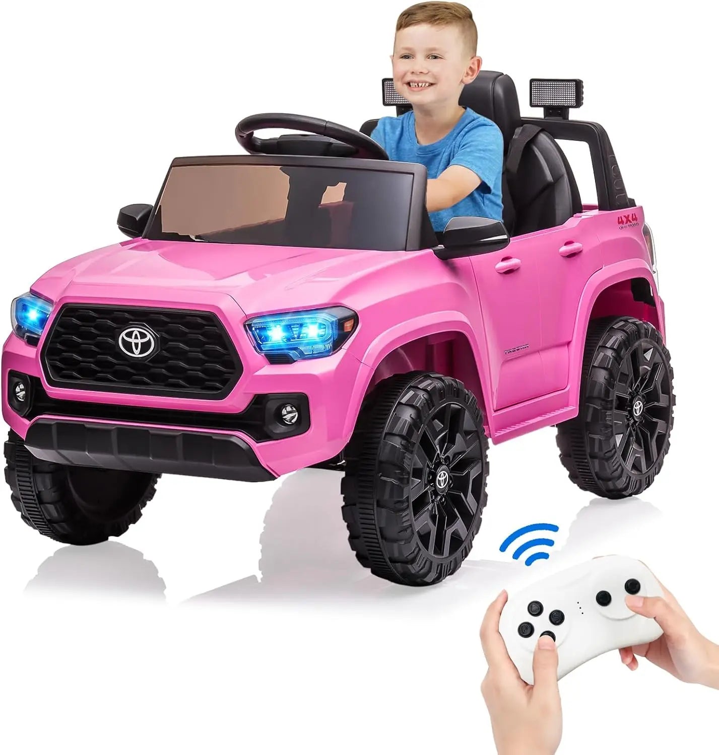 12V Kids Ride-On Truck | Electric Battery-Powered Car with Parental Remote, LED Lights & Sounds | Ages 3–6