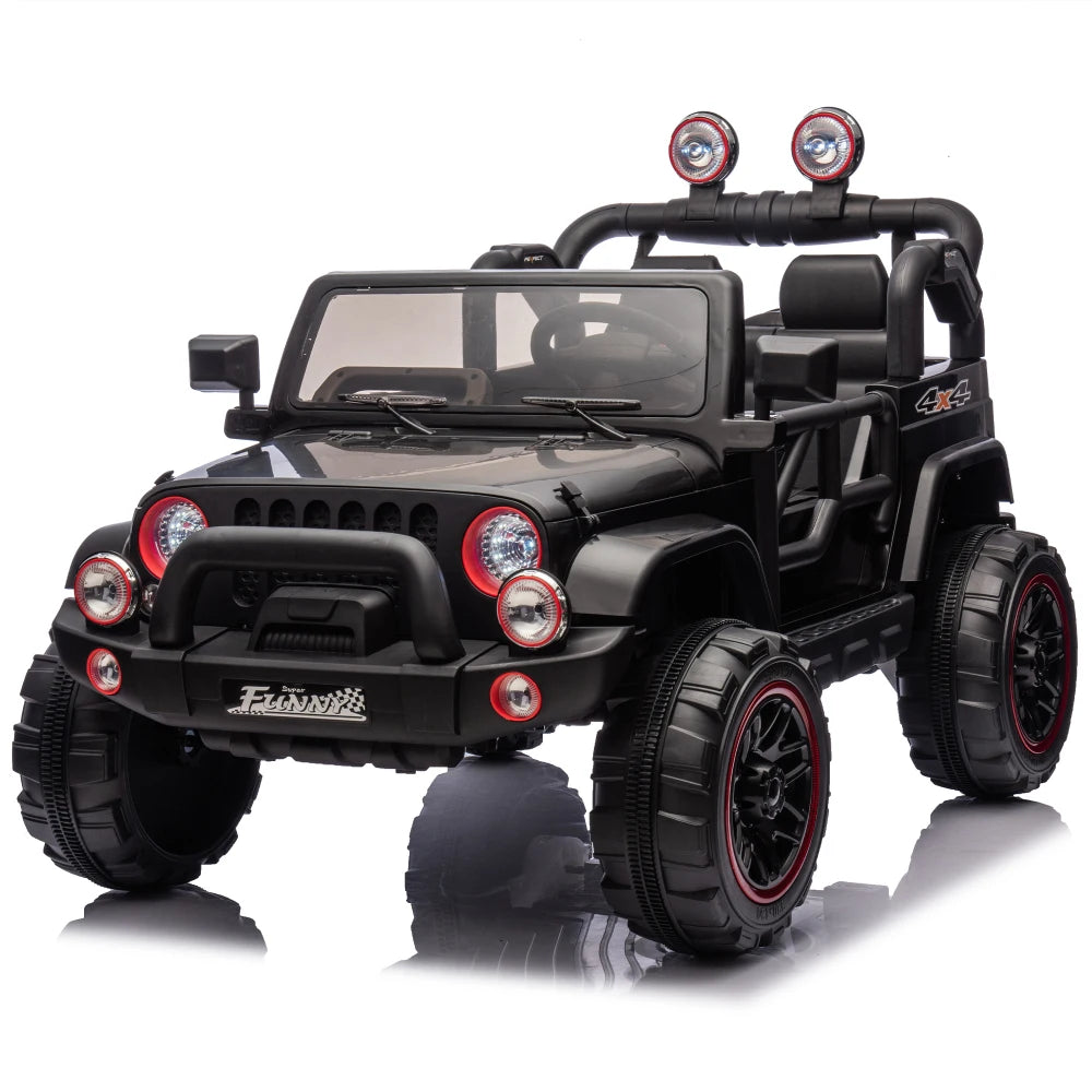 Lwo Electric Ride-On Car for Kids | 3-8 Years | Remote Control, Music & Lights