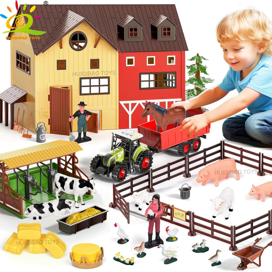 HUIQIBAO ABS Building Model Toy – Unisex Educational Set