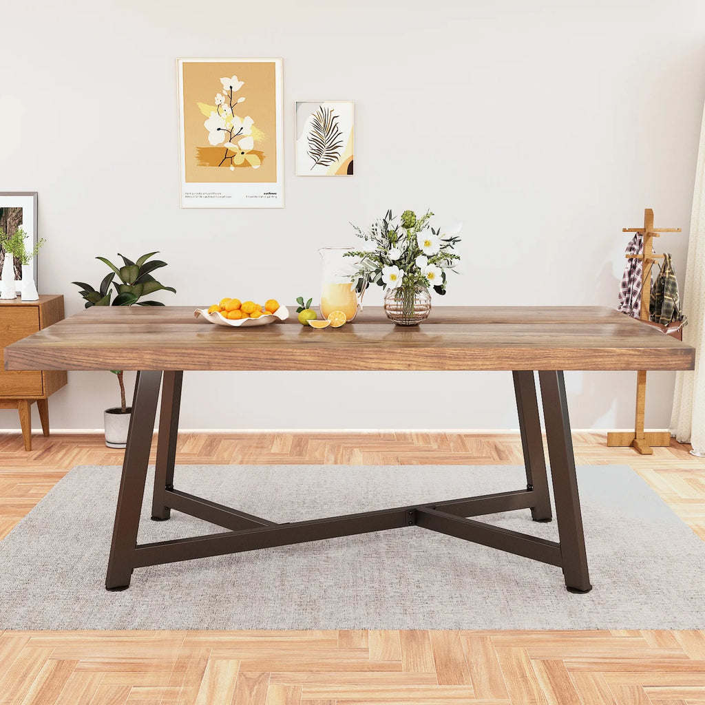Solid Wood Dining Table for 8-10