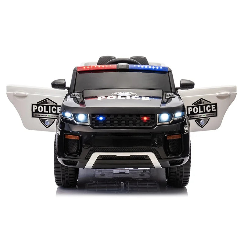 12V Kids Police Ride-On Car | Electric SUV with Parent Remote, Siren, Flashing Lights & Music | Ages 3–6
