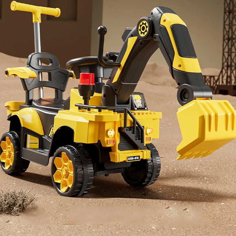 Children’s Extra Large Excavator Ride-On Toy | Bulldozer & Engineering Vehicle for Kids