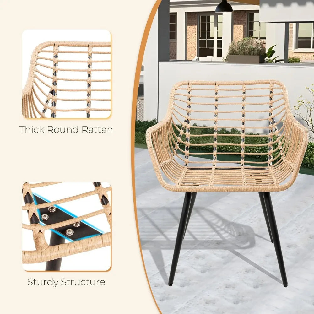NGDUO 5-Piece Patio Bistro Set – Cozy & Versatile Outdoor Seating