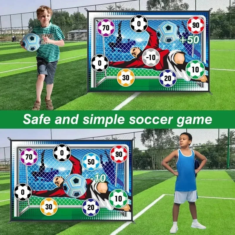 Kids Soccer Target Game – Indoor & Outdoor Sticky Ball Training Set