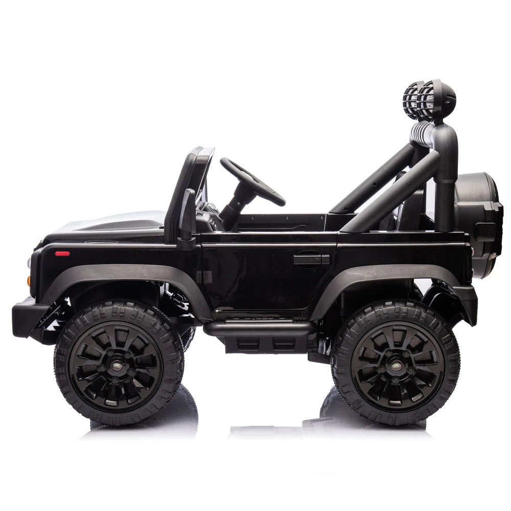 Lwo Licensed Land Rover Defender Electric Ride-On Car for Kids | Ages 3-7 | Remote Control, Multimedia, LED Lights