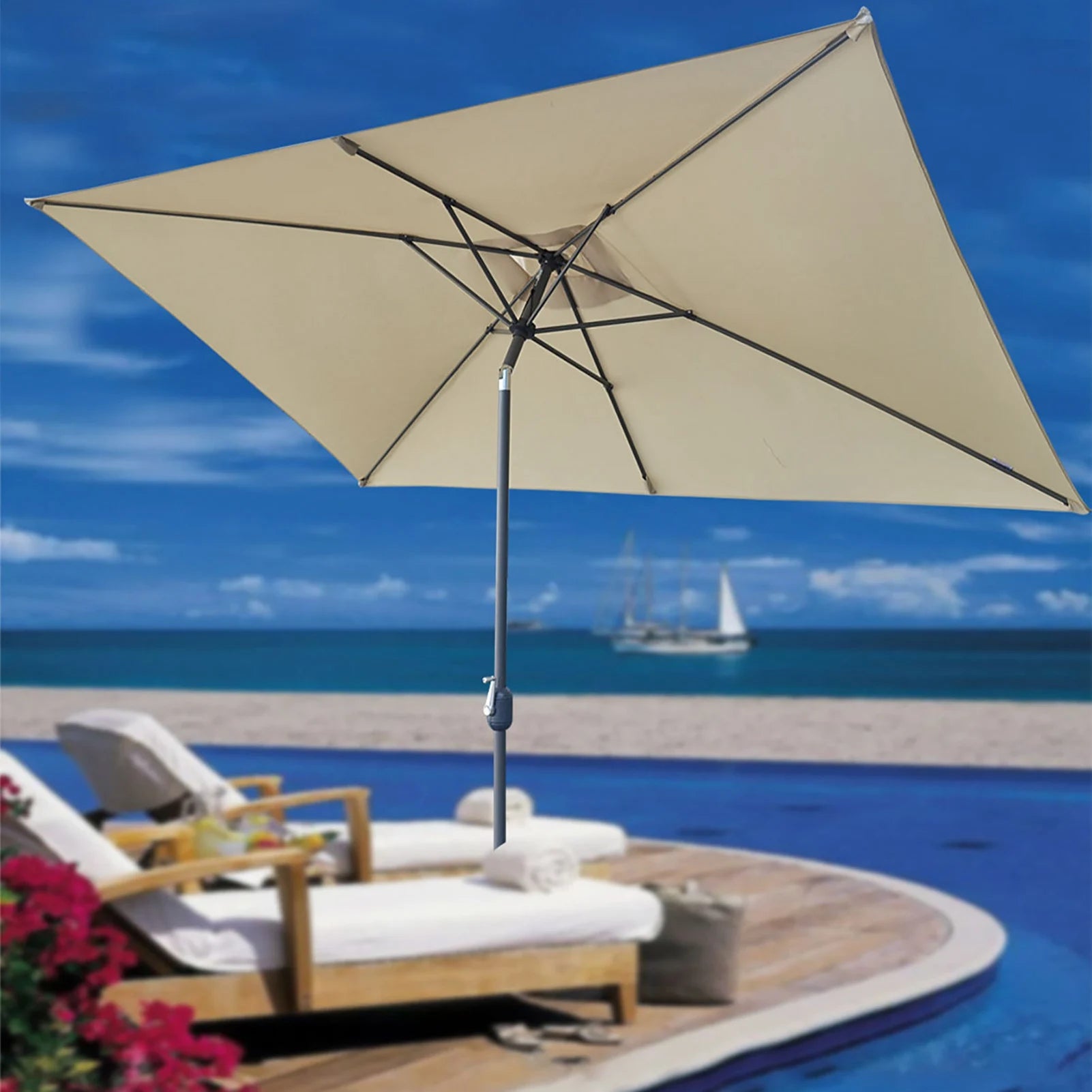 Waterproof Replacement Umbrella Canopy – Polyester