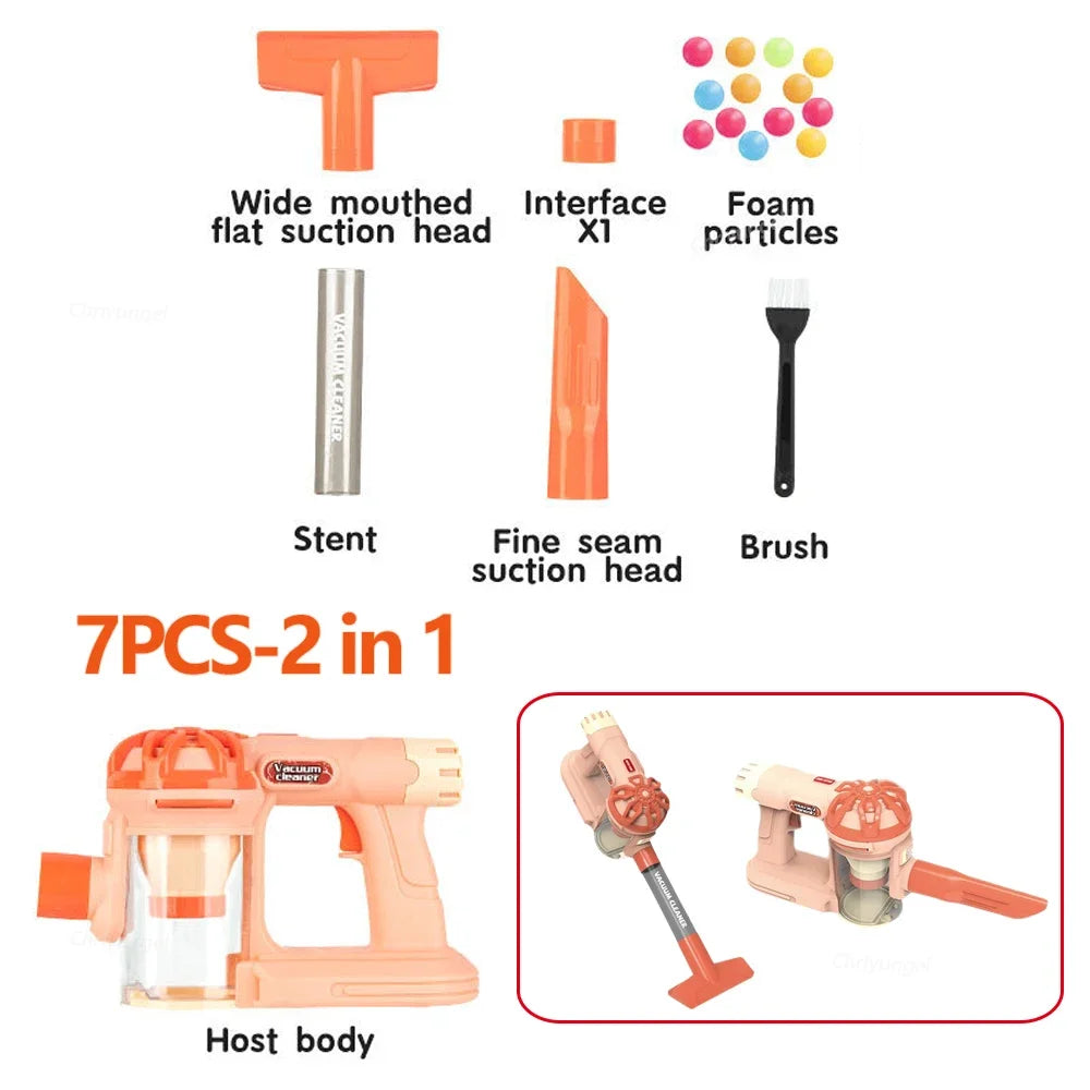 Kids Pretend Play Vacuum Cleaner Set – Interactive Cleaning Toy for Toddlers