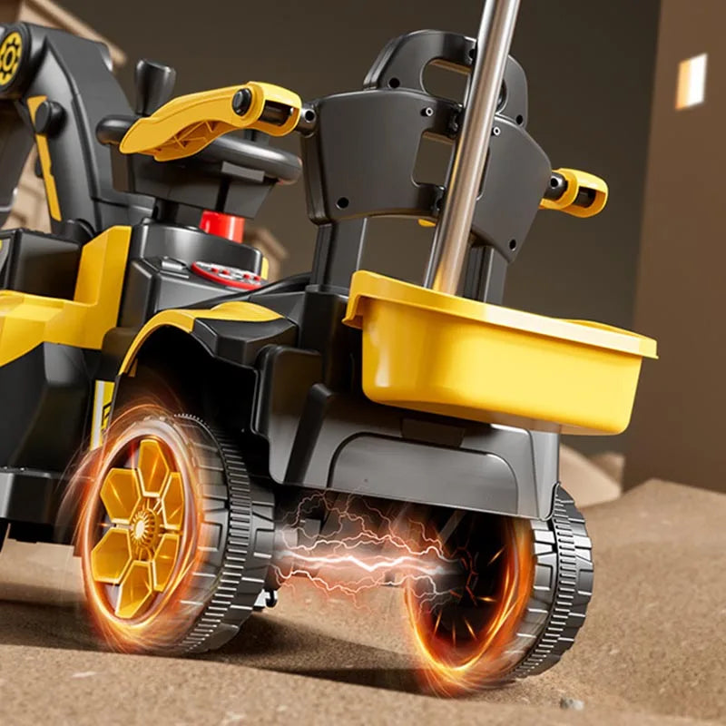 Children’s Extra Large Excavator Ride-On Toy | Bulldozer & Engineering Vehicle for Kids