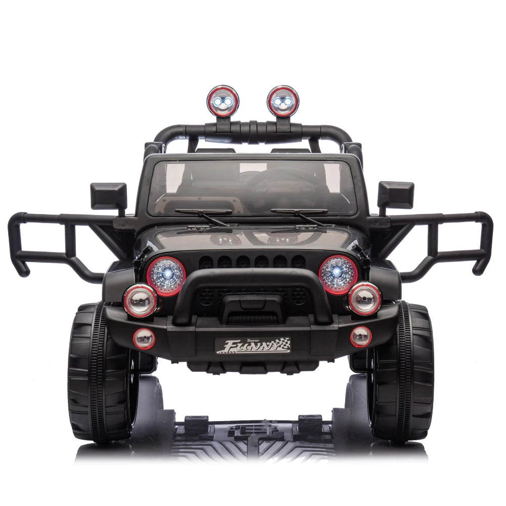 Lwo Electric Ride-On Car for Kids | 3-8 Years | Remote Control, Music & Lights