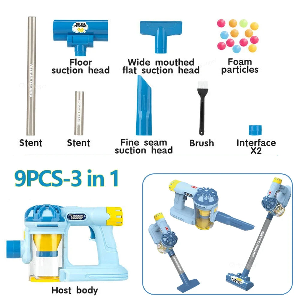 Kids Pretend Play Vacuum Cleaner Set – Interactive Cleaning Toy for Toddlers