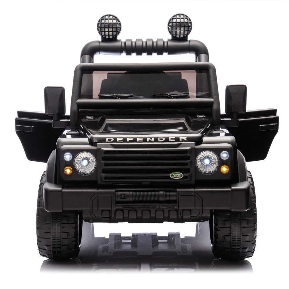 Lwo Licensed Land Rover Defender Electric Ride-On Car for Kids | Ages 3-7 | Remote Control, Multimedia, LED Lights