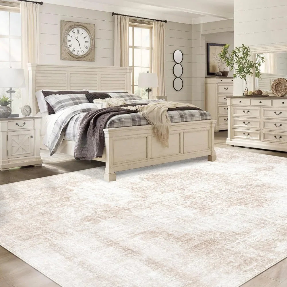 Washable 8x10 Vintage Rug