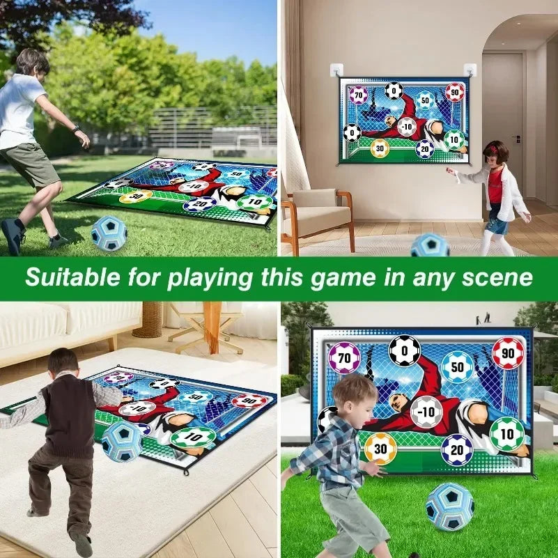 Kids Soccer Target Game – Indoor & Outdoor Sticky Ball Training Set