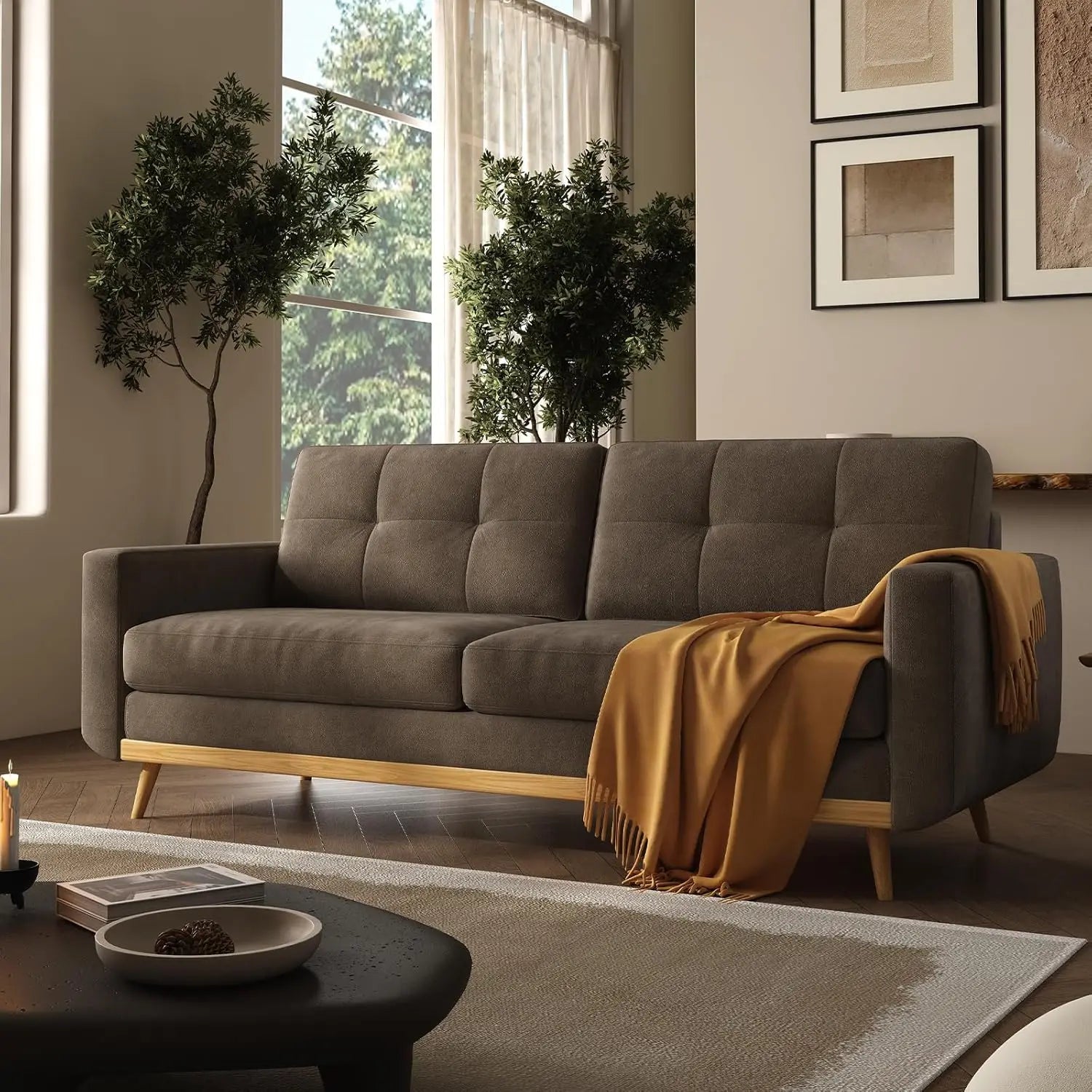 ANGDUO L-Shaped Loveseat