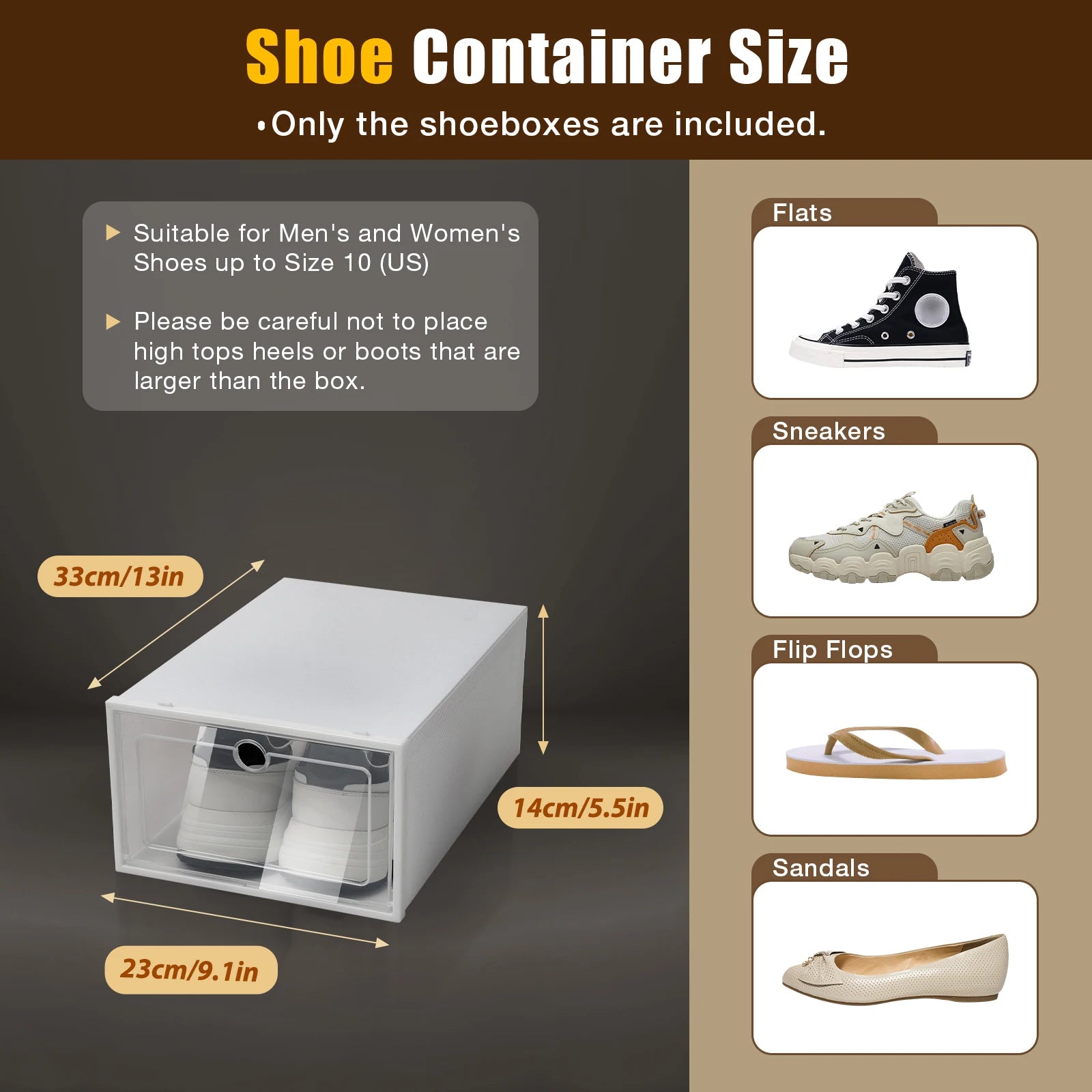 24-Pack Stackable Shoe Boxes – Clear, Stylish & Space-Saving