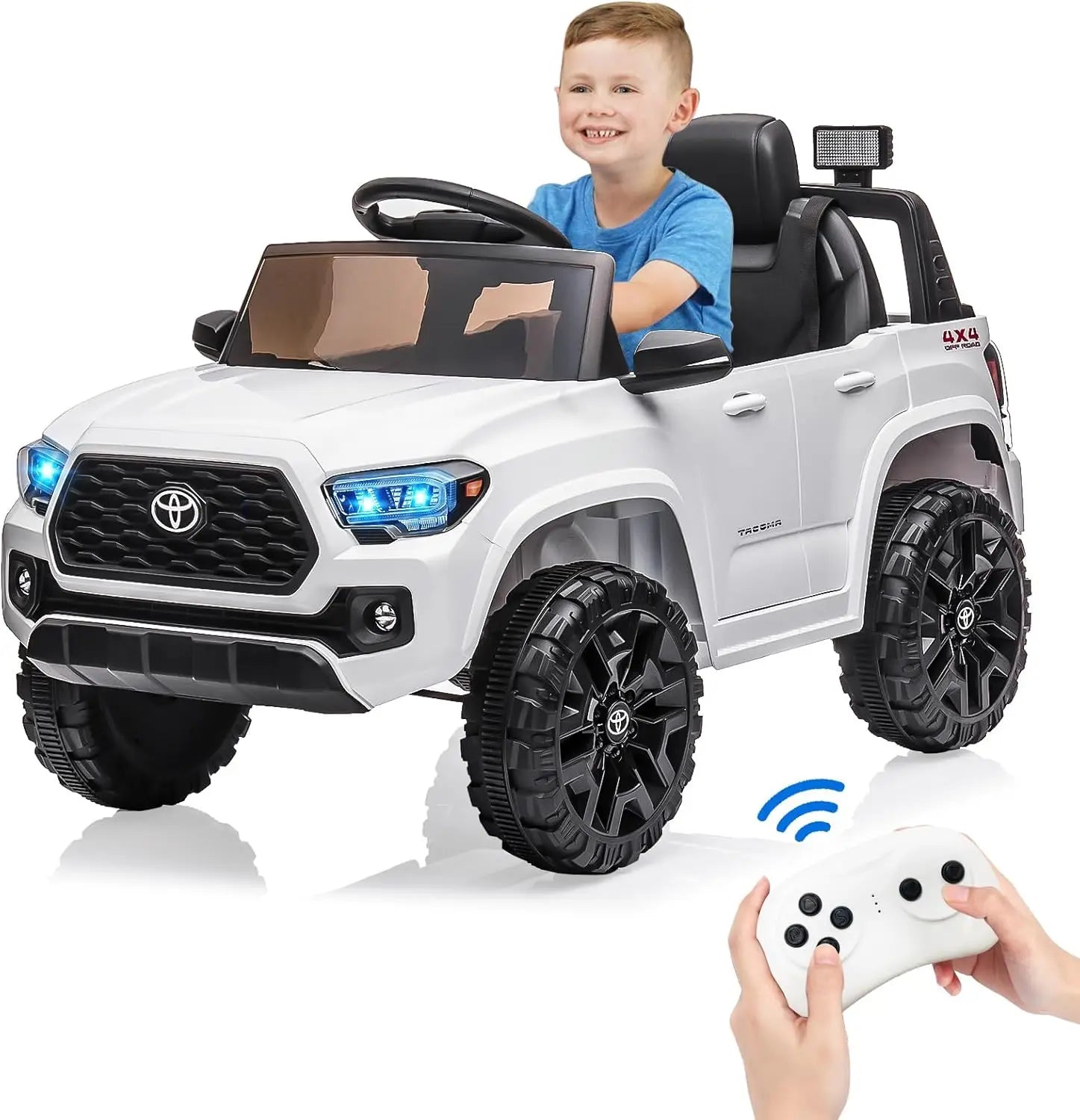 12V Kids Ride-On Truck | Electric Battery-Powered Car with Parental Remote, LED Lights & Sounds | Ages 3–6