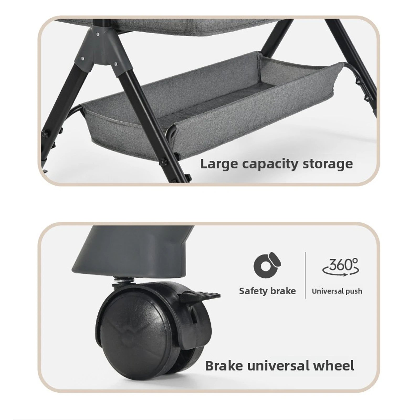Multifunctional Baby & Toddler Crib