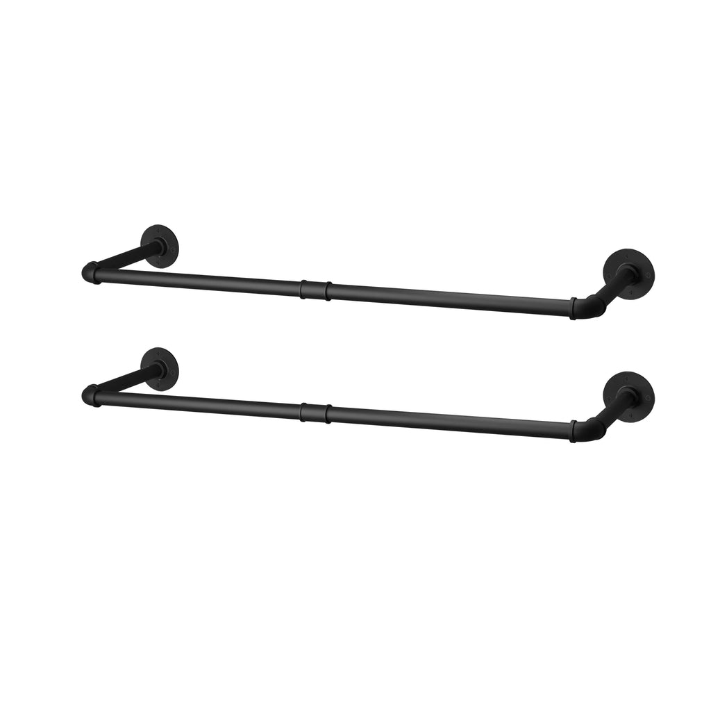 Industrial Pipe Shelves 2-Pack – Stylish, Heavy-Duty Wall Organizer