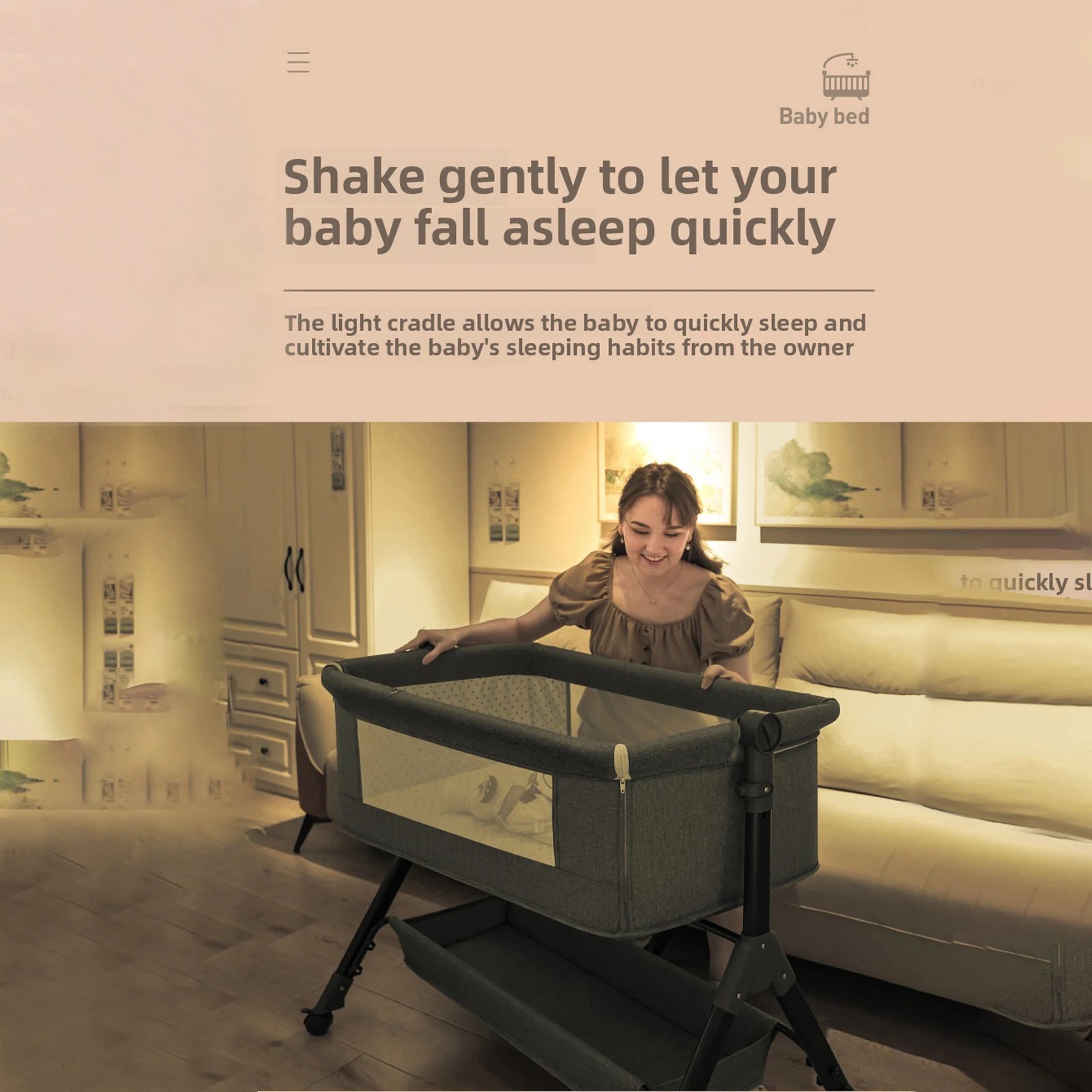 Multifunctional Baby & Toddler Crib