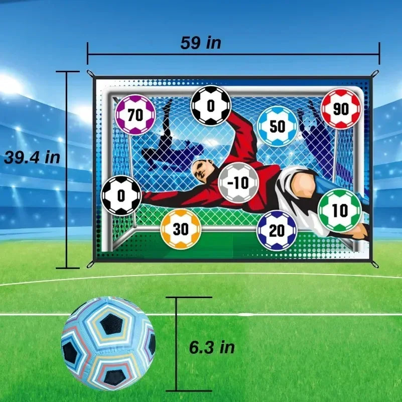 Kids Soccer Target Game – Indoor & Outdoor Sticky Ball Training Set